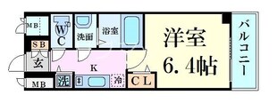 プレサンス天神橋スカイルの物件間取画像